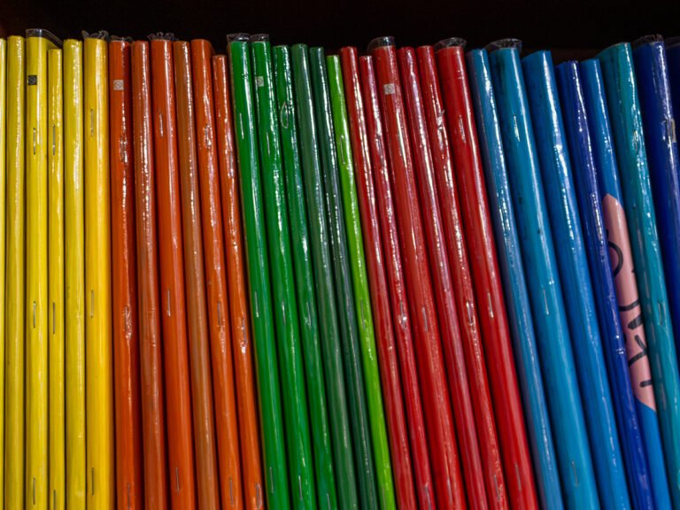 Arcoiris de cuadernos